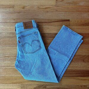 Levi Wedgie Straight Leg Jeans
